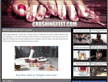 Tablet Screenshot of crushingfeet.com